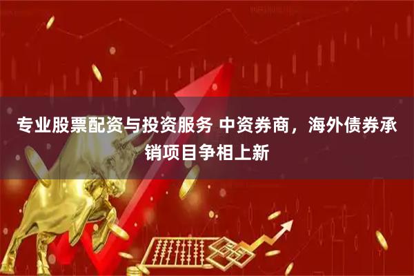 专业股票配资与投资服务 中资券商，海外债券承销项目争相上新